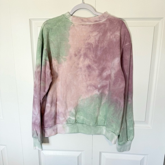 Tie Dye Garfield the Cat crewneck sweatshirt LARGE - Picture 5 of 5